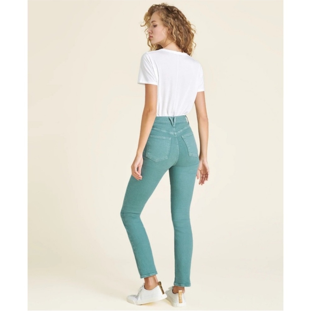 Veronica Beard Teal Skinny Jeans
